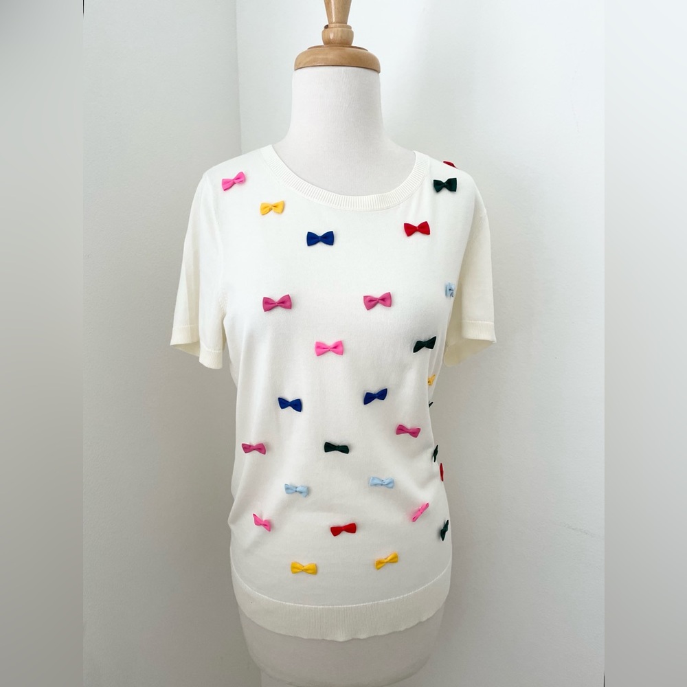 MULTI COLOR BOW TOP
